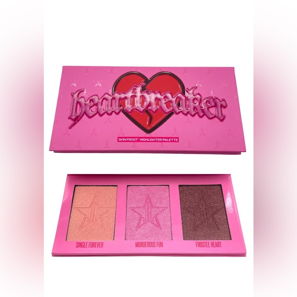 Jeffree Star Heartbreaker SkinFrost Highlighter Palette New In Box
